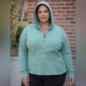 Fabletics Mint Zip-Up Hooded Jacket – Women’s Size 2X